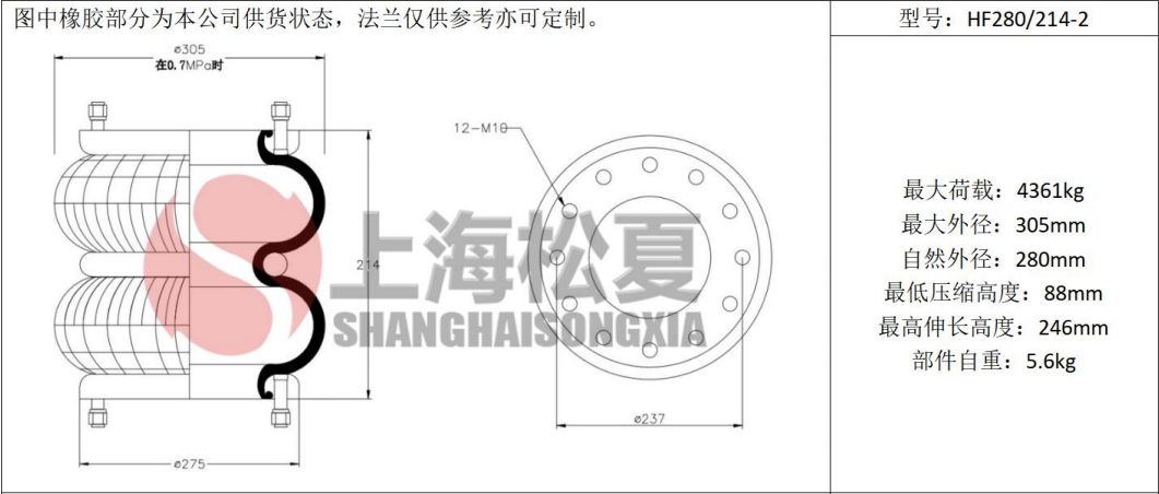 拖車用<a href='http://www.cqmxjt.com/' target='_blank'><u>空氣彈簧</u></a>